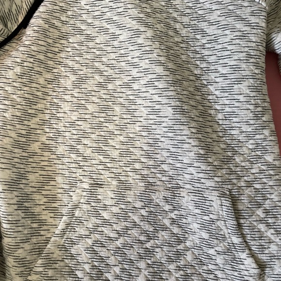 Thick sweatshirt w/ zip & kangaroo pockets, lined hood & thumbholes Size Small - Picture 2 of 8